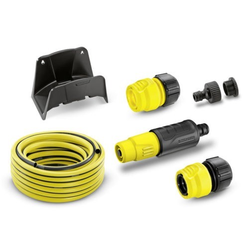 Hose set with hose hanger, 15 m