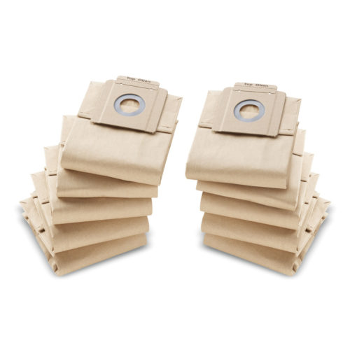 Paper filter bags, 10 x , T 7/1, T 9/1, T 10/1